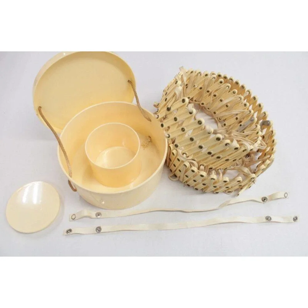 Vintage Collapsible Hoop Skirt Caged Crinoline Frame Belle O' the Ball with Case - Picture 14 of 17